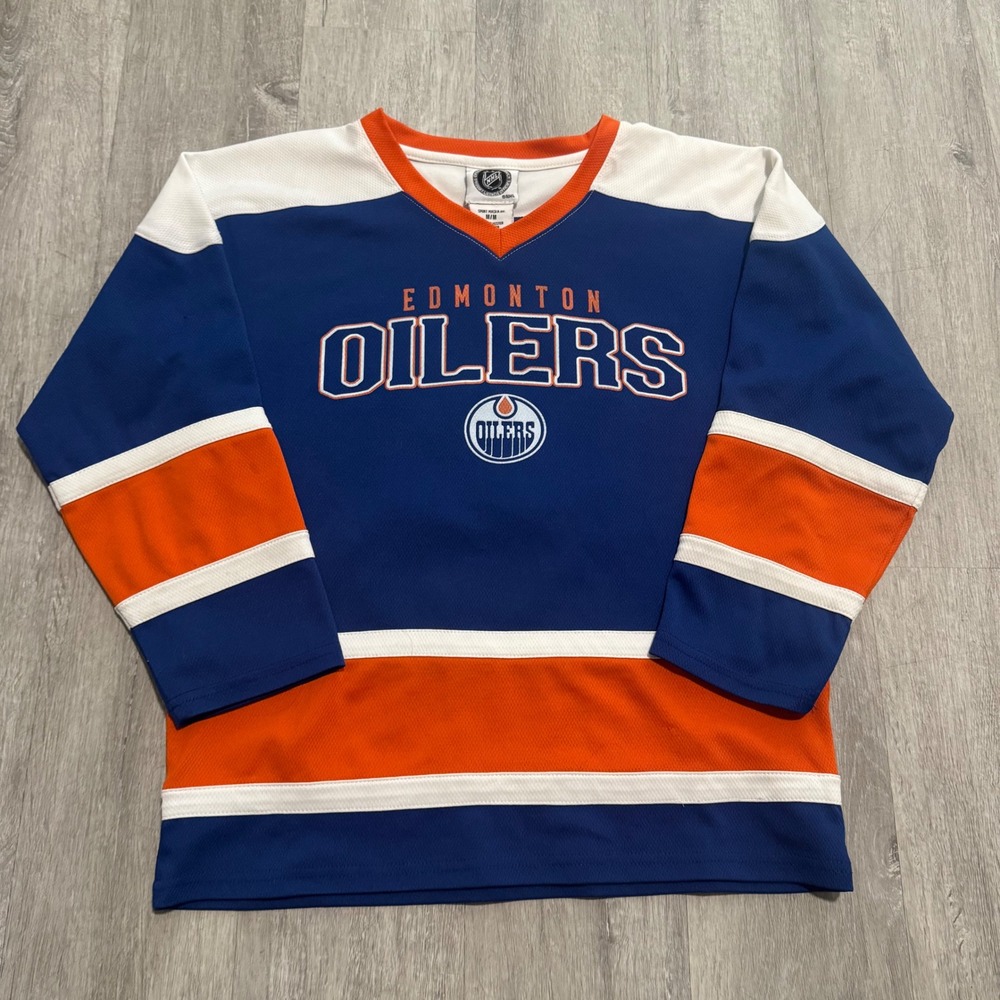 Edmonton Oilers Magnus Paajarvi 91 NHL Jersey Youth Medium Blue Sport Maska